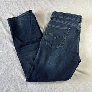 Levis 514 Jeans Mens 33x30  Dark Wash Straight  Leg 100% Cotton Denim Casual